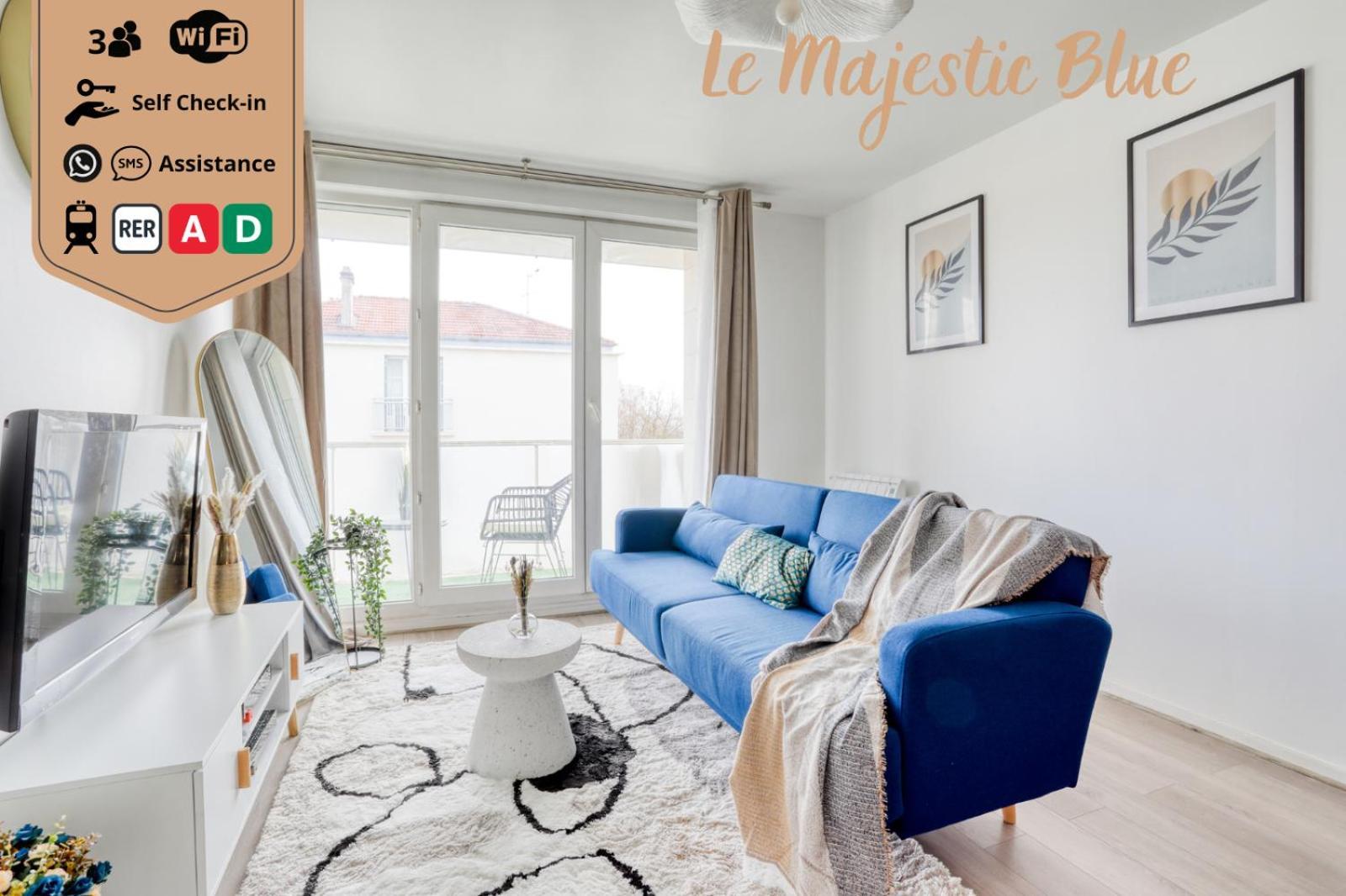 Le Majestic Blue - Metro 8/Hopital Henri Mondor クレテイユ エクステリア 写真